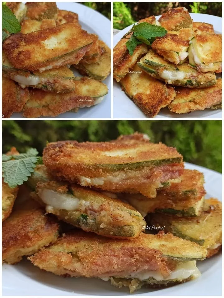 Cotolette di zucchine croccanti e gustose pronte da servire