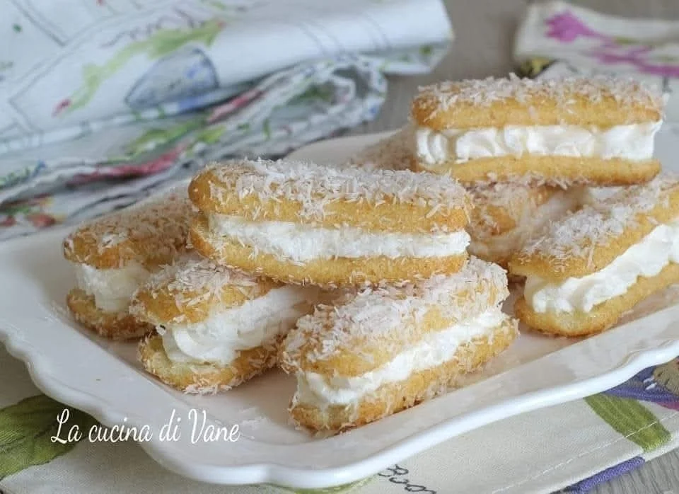 Dolcetti Paradiso Cocco e Pavesini - un dessert semplice e delizioso