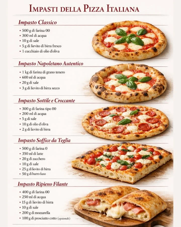 Impasto Classico per Pizza pronto per la cottura in forno