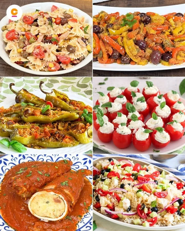 Menù settimana con piatti gustosi e ricette per ogni giorno
