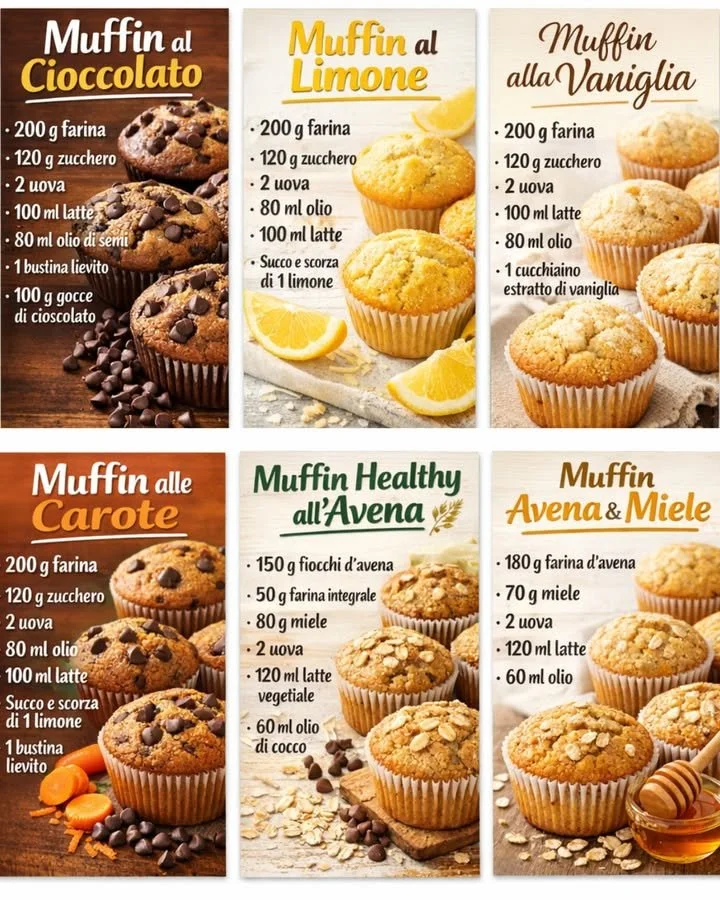 Muffin con gocce di cioccolato freschi e soffici