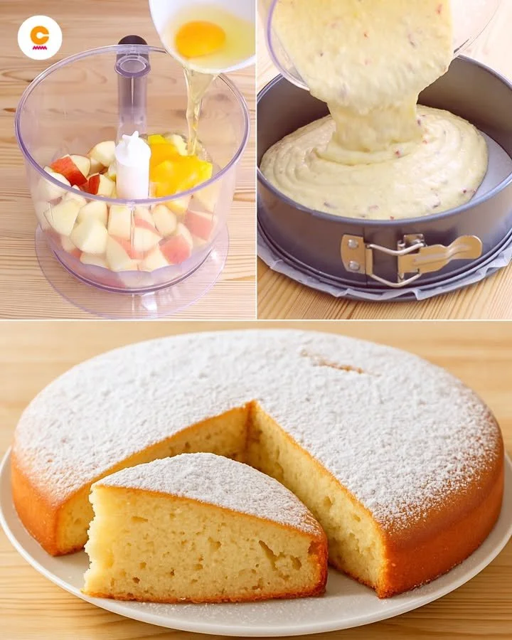Fetta di Pan di Mele, dolce tradizionale italiano con mele fresche