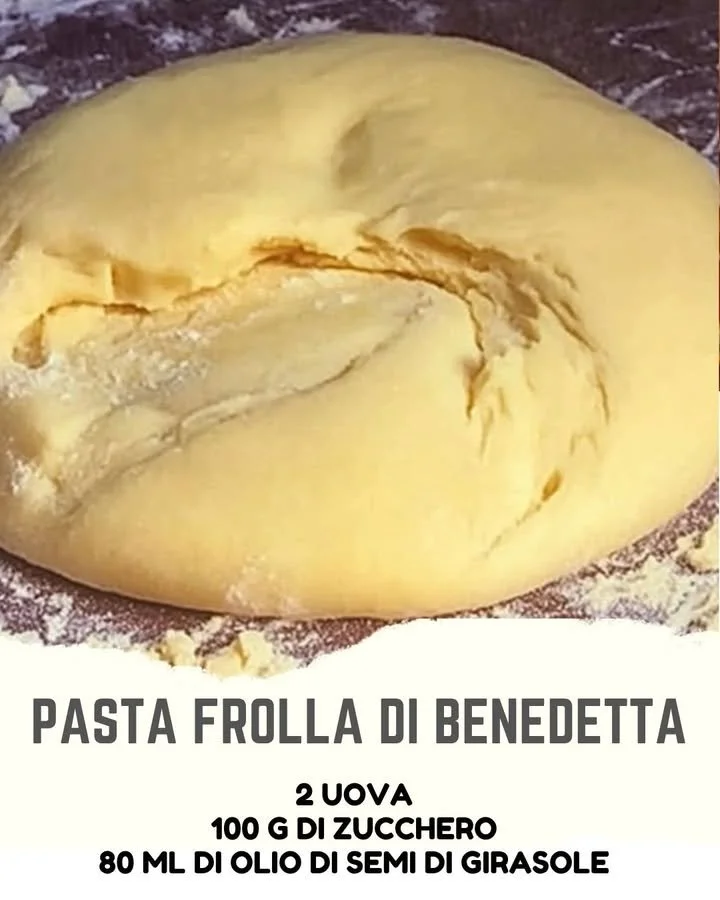 Pasta frolla di Benedetta, ideale per dolci e crostate