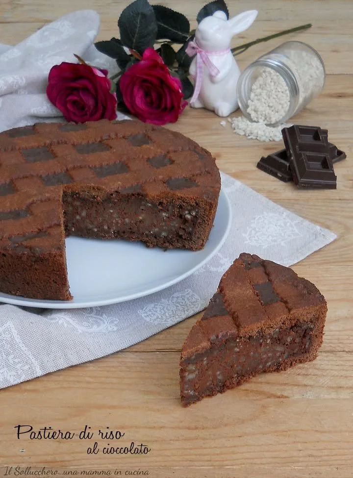 Pastiera di Riso al Cioccolato, dolce tradizionale italiano
