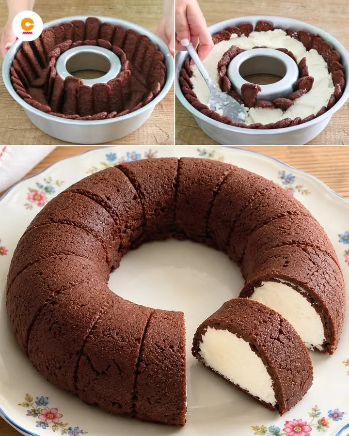 Fetta di Pavyesini-Gugelhupf su un piatto elegante