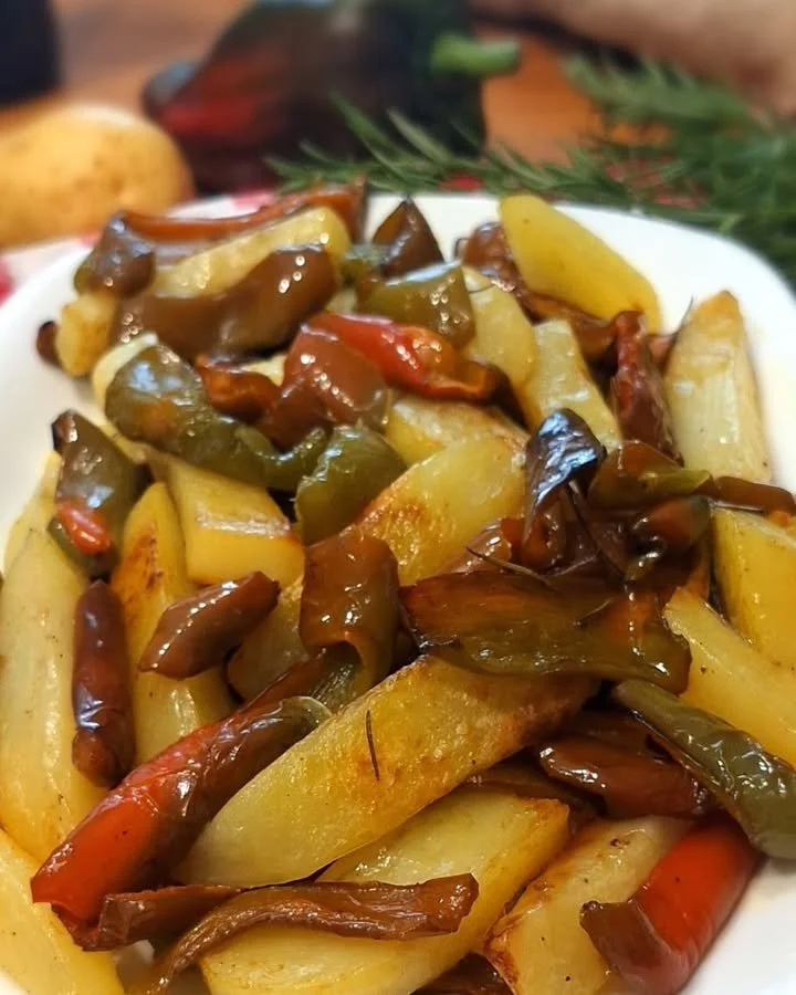 Peperoni e Patate al Forno: un piatto colorato e saporito