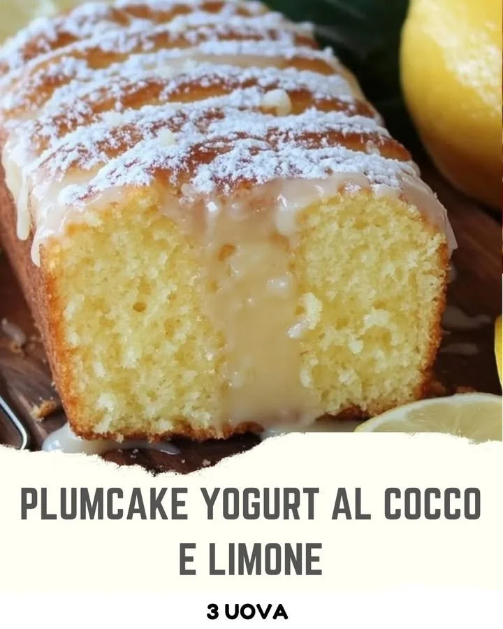 Plumcake Yogurt al Cocco e Limone, un dolce fresco e delizioso