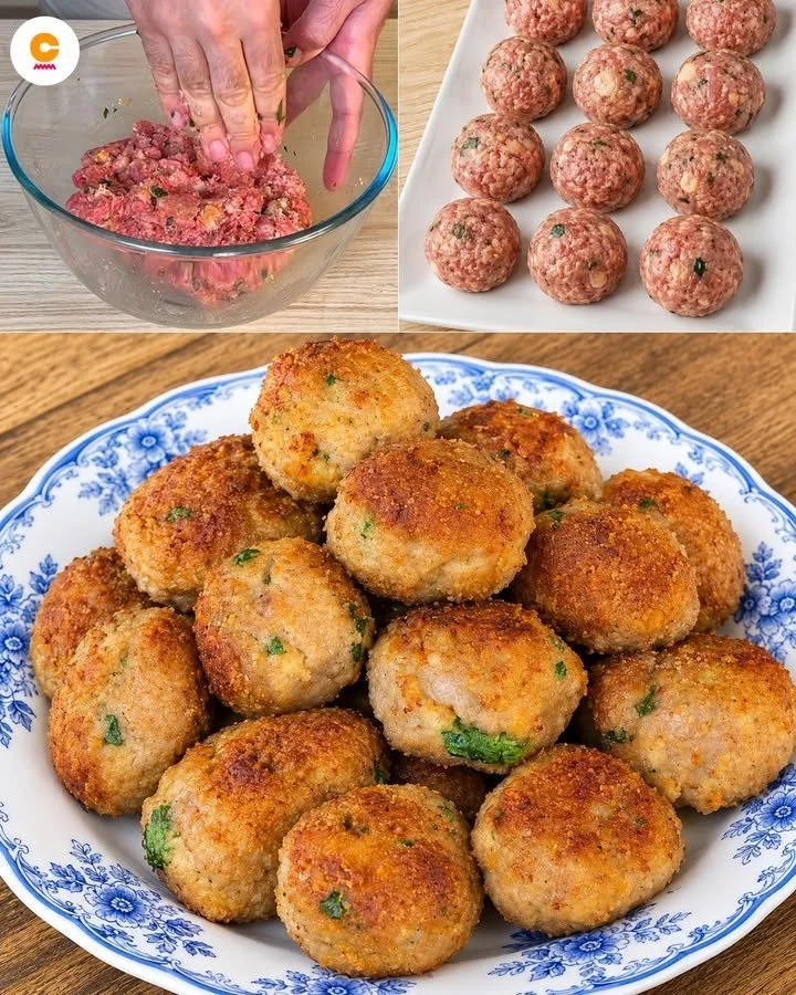 Una deliziosa porzione di polpette italiane servite con salsa