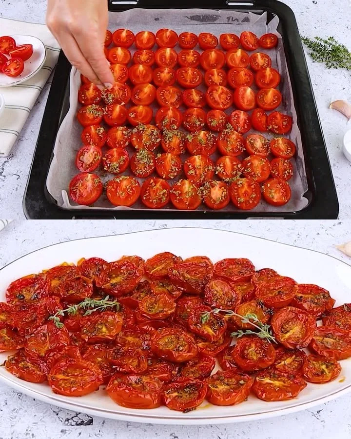 Pomodorini Saporiti freschi e colorati in un piatto