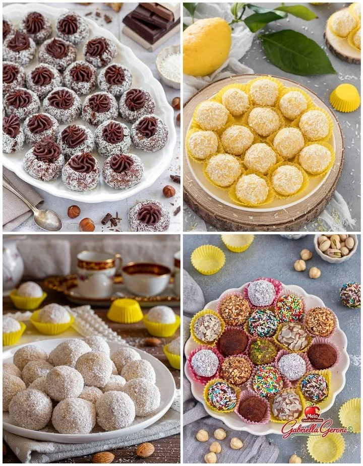 Raccolta di Tartufini al cioccolato artigianali