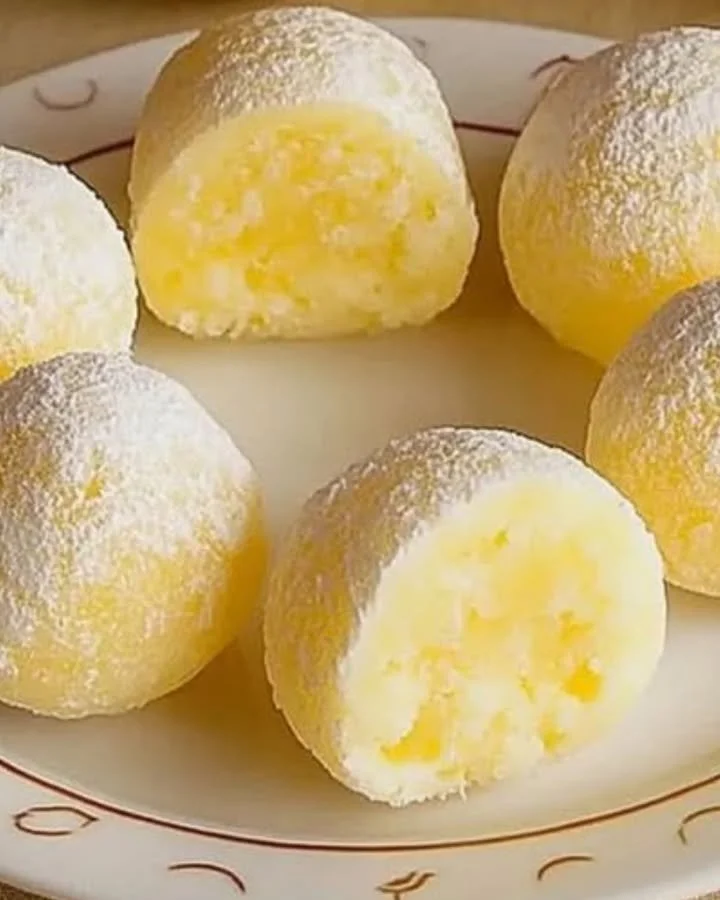Tartufi al limone senza cottura, dolci freschi e facili da preparare.