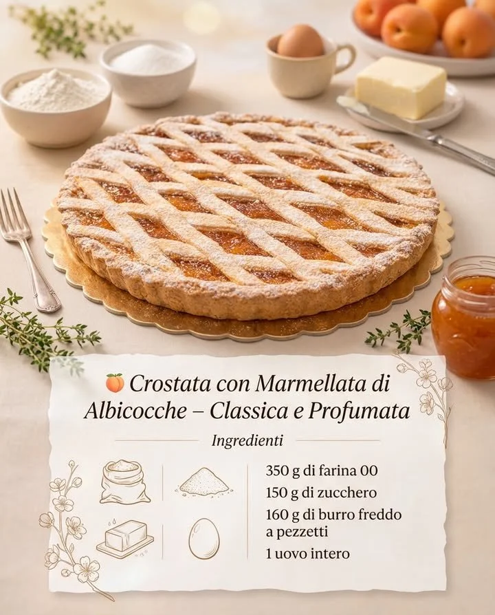 Un barattolo di marmellata di albicocca con frutti freschi e un toldo vintage.