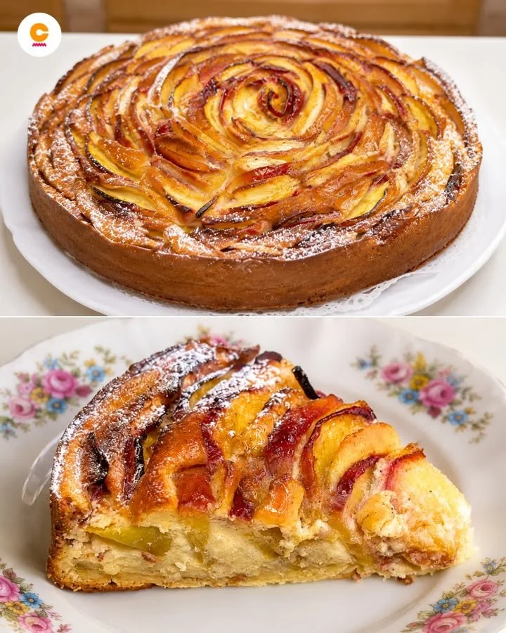 Torta di Pesche Senza Farina, dolce estivo senza glutine.
