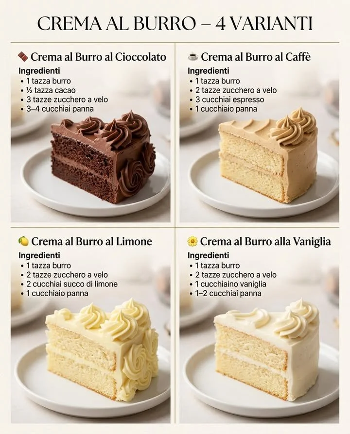 Crema al Burro fatta in casa per decorare dolci