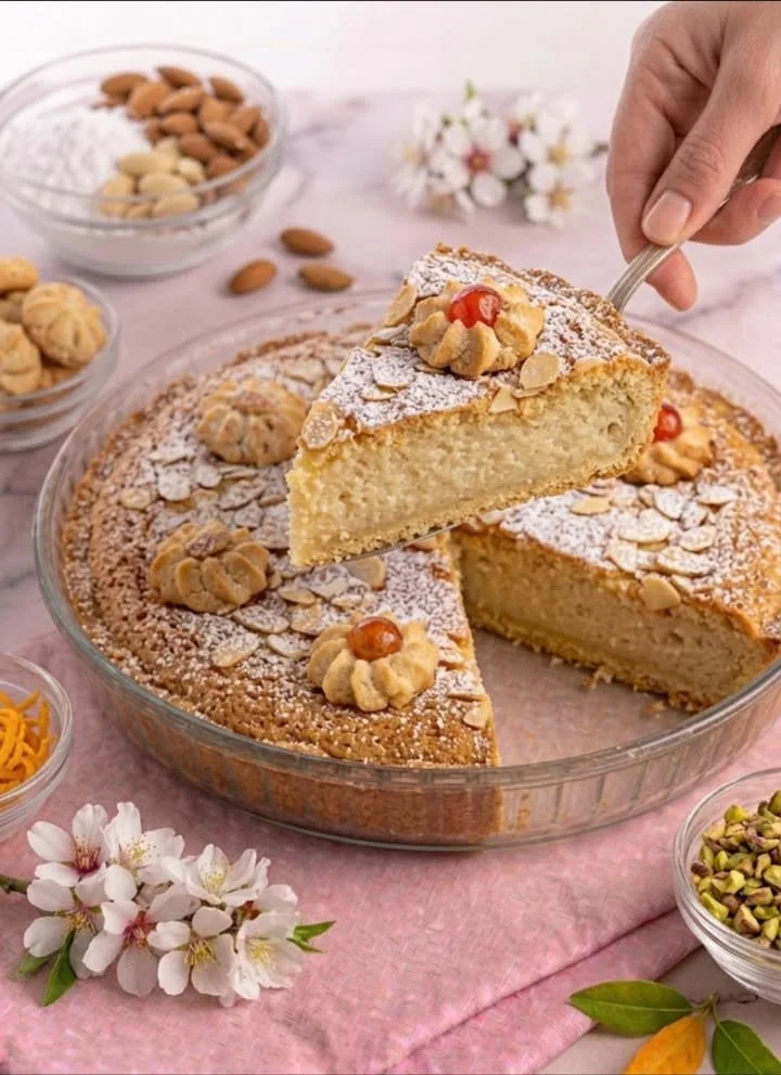 Torta Frangipane alla Pasta di Mandorle e Agrumi decorata con agrumi freschi