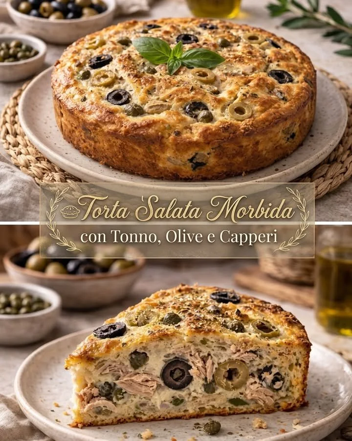 Torta salata fatta in casa con ripieno di verdure e formaggio