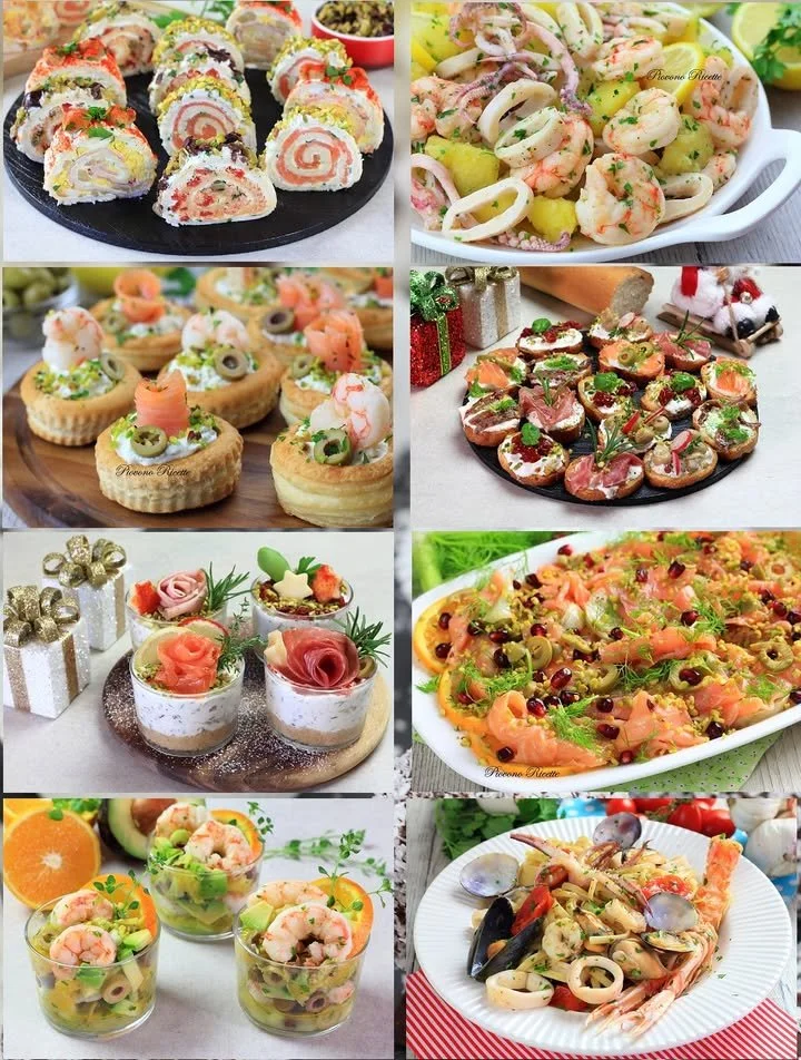 Deliziosi menù di Natale con piatti festivi per riunire la famiglia.
