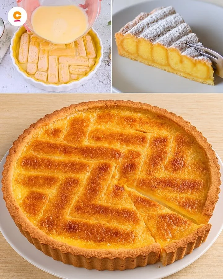 Crostata Beneventana con frutta fresca e confettura artigianale