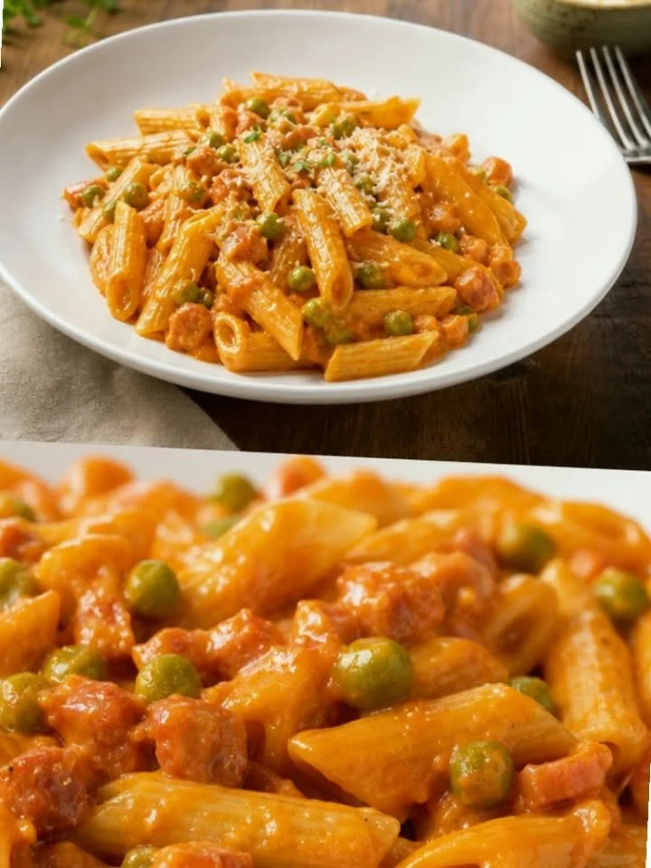 Pasta ai 7 Peccati con ingredienti freschi e colorati