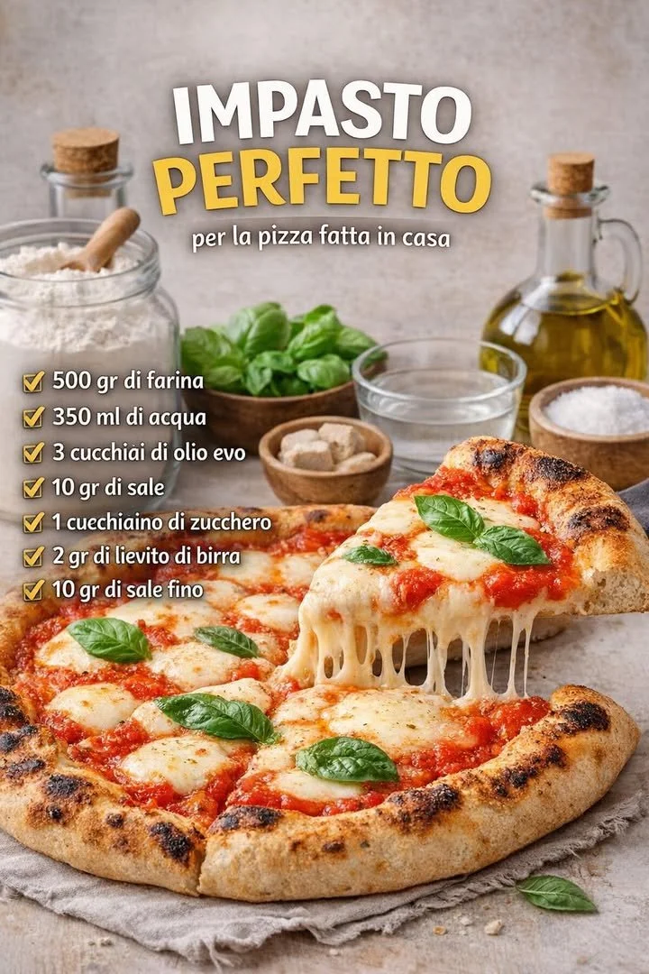 Pizza deliziosa preparata in stile pizzeria con ingredienti freschi