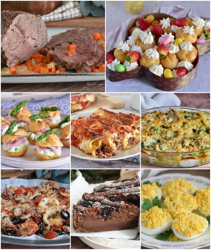 Pranzo di Pasqua Completo con piatti tradizionali italiani