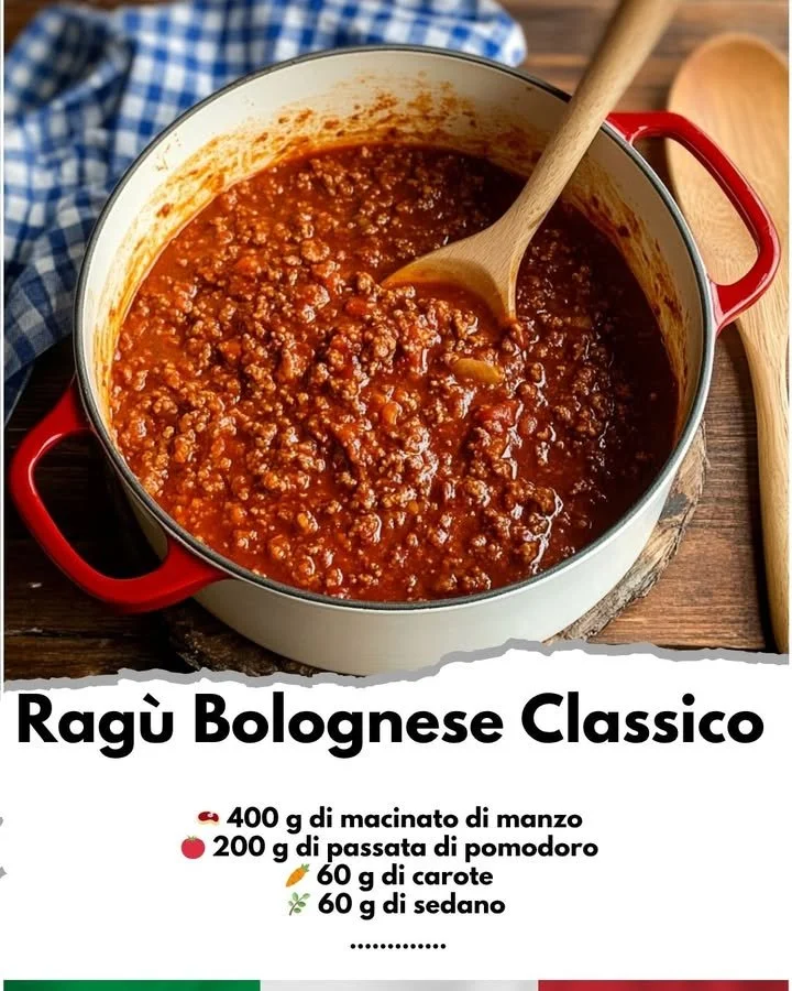 Piatto di Ragù Bolognese Felice servito con pasta fresca