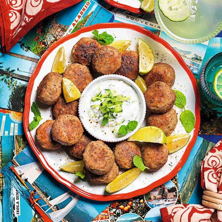 Polpette di manzo con salsa estiva al cetriolo La Cucina Italiana