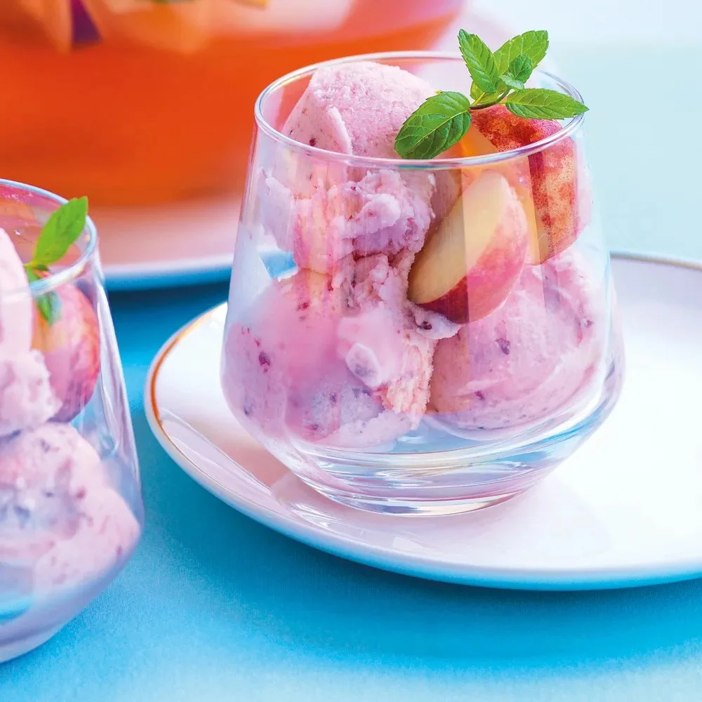 Ricetta sorbetto alla pesca fresco e cremoso