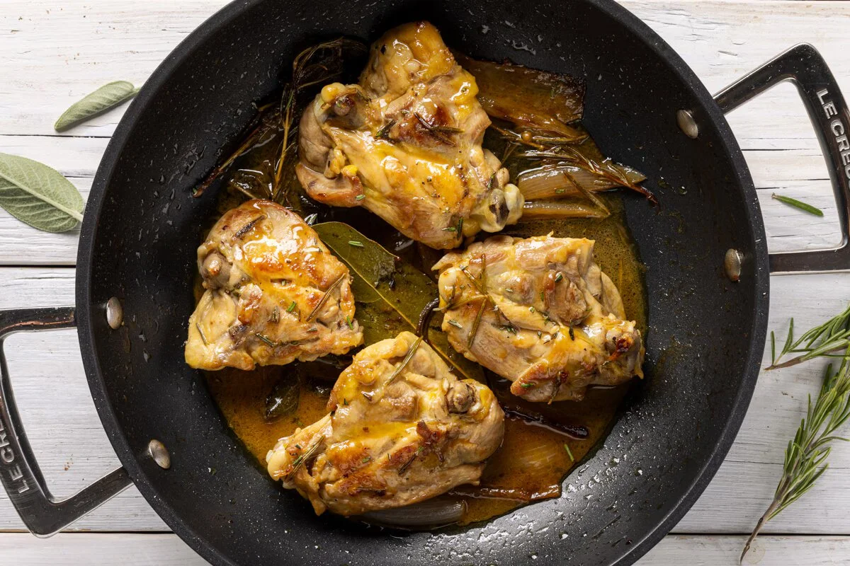 Sovracosce di pollo in padella pronte da servire